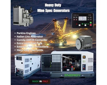 ENERGY - Heavy Duty Rental & Mining Generator