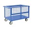 Durolla - Cage Trolley (with fold down side) - Wire cage with hinged lid