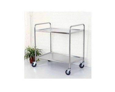 SOGA - 2 Tier Stainless Steel Trolley Cart Small 810 W X 460 D X 850 H