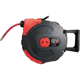 Pro Series Air Hose Reel Retract 15Mt 1/2