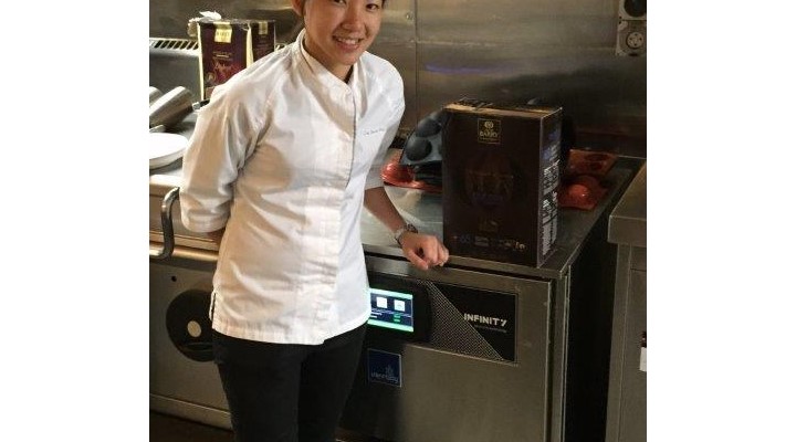 Janice Wong with our AFINOX ALL-IN-ONE Blast Chiller/Freezer