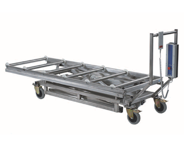 Nuline - Mortuary Lifter Trolley for use with Standard Mortuary Fridges