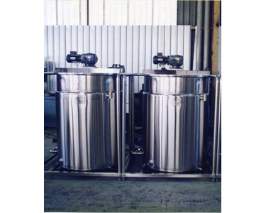 Custom Fabricated Stainless Steel Mixing Vessels