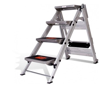 Little Giant - Safety Step Stair Ladder 4 Steps No Rail 0.92m