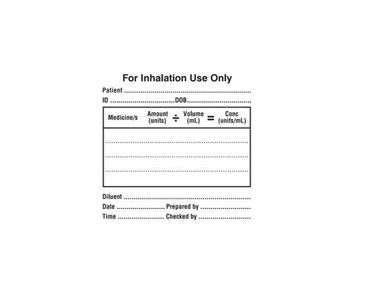 Medi-Print - Injectable Medicine Identification Label Containers & Conduit | LPA949
