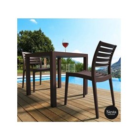 Ares 80 Table/ Ares Chair 2 Seat Package - Anthracite