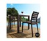 Siesta Spain - Ares 80 Table/ Ares Chair 2 Seat Package - Anthracite