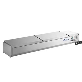 Salad Bench with Stainless Steel Lids | XVRX2000/380S