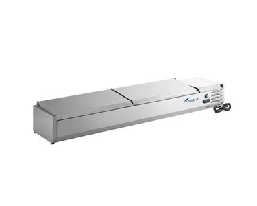 FED-X - Salad Bench with Stainless Steel Lids | XVRX2000/380S