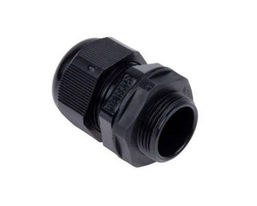 RS PRO - Black Roundtop IP68 Cable Gland M25