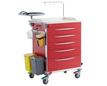 Luxemed - Emergency Trolley - With All Accessories