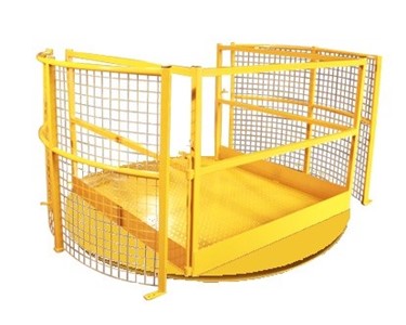 Double Acting & Rotating Pallet Safety Gates | Powder Coated