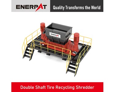 Enerpat - MSB-ETY1600 Double Shaft Tyre Recycling Shredder