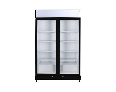 Bromic - Flat Glass Door LED Upright Display Eco Chillers - GM1000LB