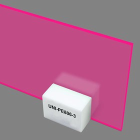 Pastel Magenta Satin/Gloss Acrylic Sheet (UNI-PE806-3)