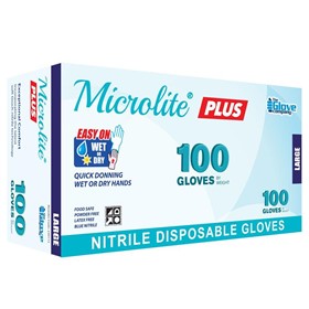 Microlite® PLUS Nitrile Disposable Gloves