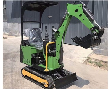 Rubber Tracks 1 Ton Small Crawler Excavator