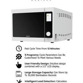 Autoclave Steriliser | 10 Litre Fast Atom A50B HAM10PD