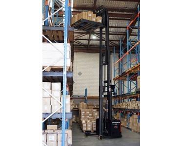 Hyworth Double Deep Walkie Reach Stacker - 50% More Storage, Same Footprint, No Licence Required