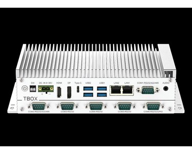 CyberVisuell - Industrial Fan-less Box PC Intel 12th Gen. Core i3 TBOX-12D18