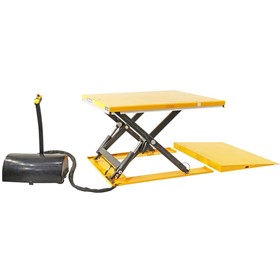 Low Profile Electric Scissor Lift Tables | Pallet Tables