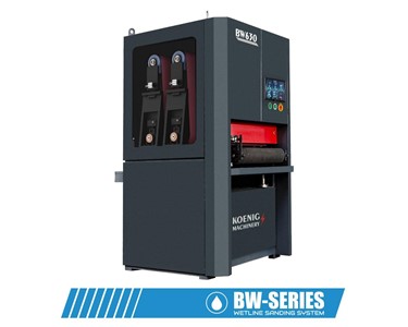 Koenig - 630mm Wet Wide Belt Sander with Wet Extraction for Aluminum  | BW600
