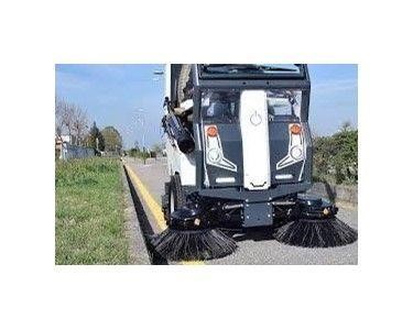 EcoTeq - Ultra-Compact Electric Street Sweeper | EcoSweep 200 