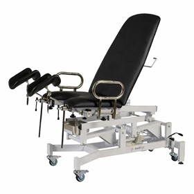 Deluxe Electric Gynaecology Couch Black