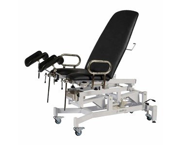 LOGIFORM - Deluxe Electric Gynaecology Couch Black
