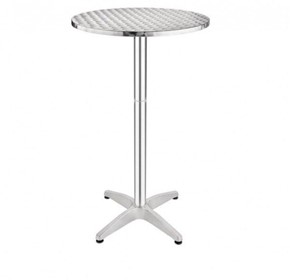 Indoor & Outdoor Table | Round Poseur Table Stainless Steel 600 Mm