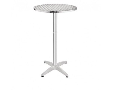 Indoor & Outdoor Table | Round Poseur Table Stainless Steel 600 Mm