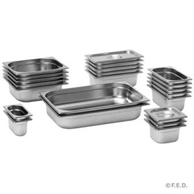 Stainless Steel Gastronorm Pans | 150cm Deep | 12pcs