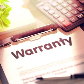What is a standard healthcare manufacturer's warranty?