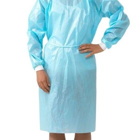 ASTM Level 2, PP+PE Impervious Medical Dental  Isolation Cover Gown