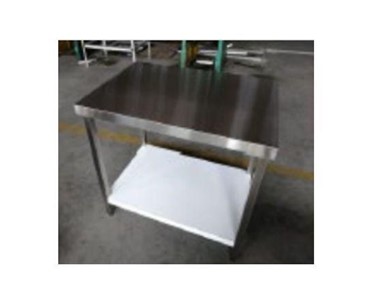 Stainless Steel Work Bench with solid under shelf