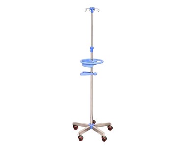 Aeolus - Height Adjustable IV Pole with ABS Tray
