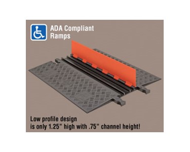 Low Profile Cable Protector | Guard Dog 3 Channel- ADA Compliant