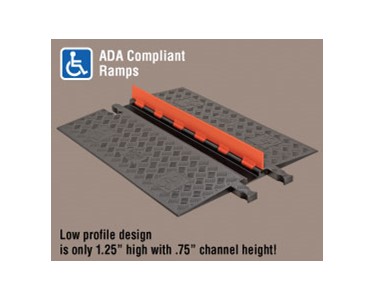 Low Profile Cable Protectors | Guard Dog 1 Channel - ADA Compliant
