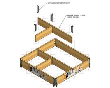 Pallet Collar Divider Brackets | PCDB