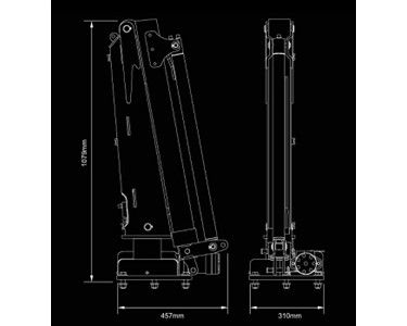 Compact Hydraulic Cranes | Quicklift 055
