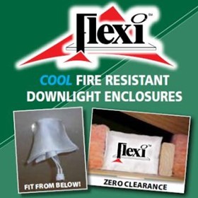 Fire Resistant Downlight Enclosures | Arrowform Flexi