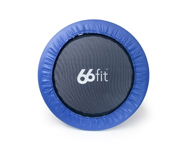 Mini FitnessTrampoline | 66fit - Black/Blue 90cm