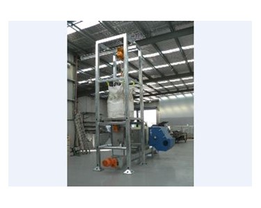 Bulk Bag Unloader with Integrated Monorail Hoist | Lynchborough-GPM