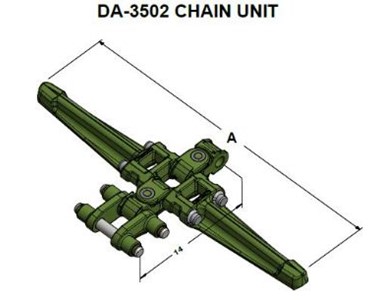 Conveyor Chain | DA-350 | 3 1/2" Pitch