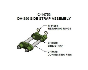 Conveyor Chain | DA-350 | 3 1/2" Pitch