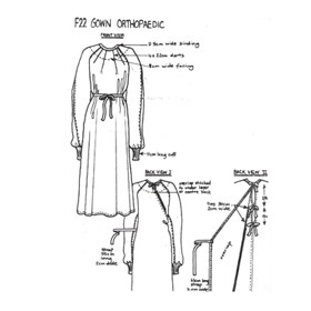 Physiotherapy Gowns | F22 Orthopaedic Gown (Traditional)