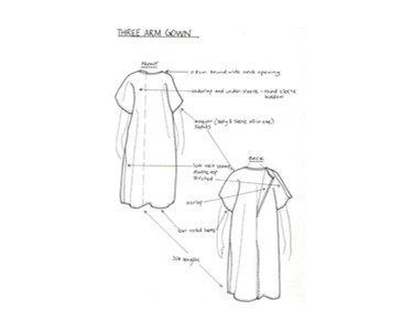 Dental Gowns | Three Arm Gown