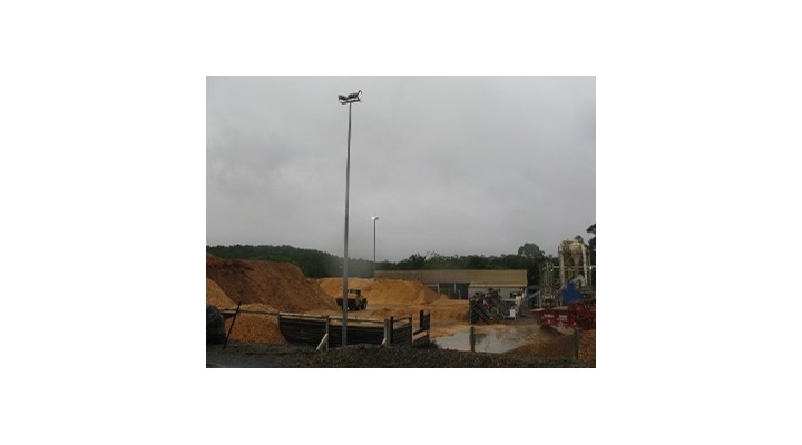 LED Floodlights at CHH Woodchip yard at Gympie