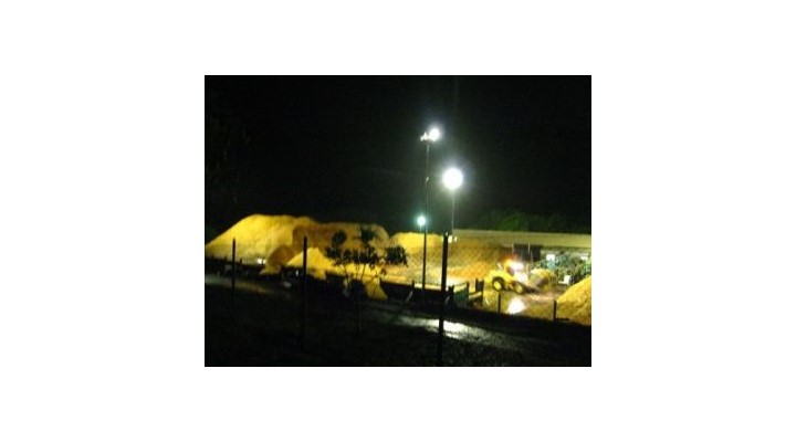 LED floodlights giving good night time illumination