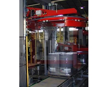 Ear-Flap - Fully Automatic Rotating Ring Stretch Wrapper | RRM4500